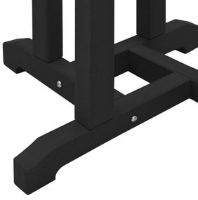 Bárasztal Fekete 55x55x107 cm HDPE