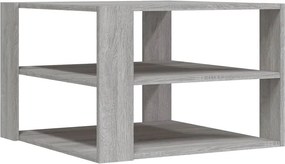 vidaXL szürke sonoma színű szerelt fa dohányzóasztal 58x58x40 cm