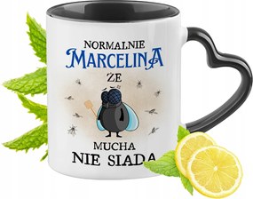 Marcelina Bögre Fekete Szív Alakú Füllel Ajándék