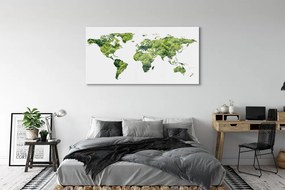 Üvegképek Térkép a zöld fű 120x60cm