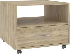 vidaXL sonoma tölgy színű szerelt fa dohányzóasztal 55 x 55 x 40 cm