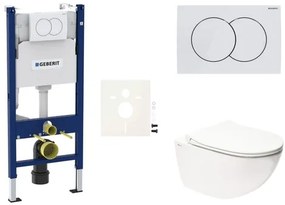 Fali WC szett Geberit előtétfalas szereléshez + SAT Infinitio WC SIKOGESINFD01