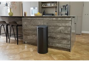 Sötétszürke acél érintésre nyíló szemetes 30 l Touch Bin – Brabantia