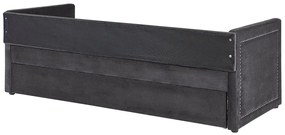 Egyszemélyes ágy 200 x 90 cm Vitto (bézs) (ágyráccsal és tárolóhellyel). 1081412