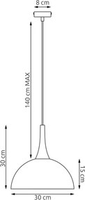 NAUTICA zsinóros csillár 1xGX53/12W/230V bézs