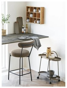 Natúr színű többszintes fali polc tölgyfa dekorral 11 cm Soria – House Nordic