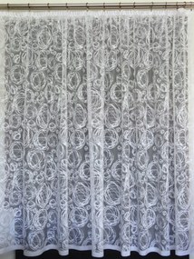 Mg Függöny 619/73 Fehér 190x250cm készre szerelve K szalaggal