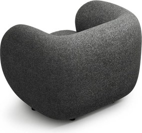 Sötétszürke fotel Kate – Micadoni