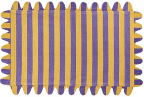 VEGAS STRIP pamut alátét 33x49cm , sárga/lila
