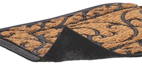 Kókuszrost és gumi lábtörlő, 120 x 40 cm