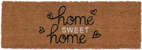 Lábtörlő kókusz Home Sweet 75 cm Bemeneti Cipőszőnyeg Téglalap alakú