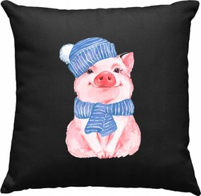 Gyerek malac párna 10 db-os, fekete