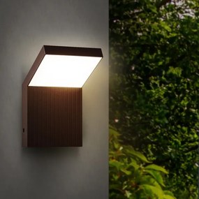 BRILAGI - RIANO LED/8W/230V kültéri fali lámpatest barna IP65