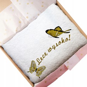 Nagy törölköző szöveggel 50x100 súly 550g ajándék Nőknek