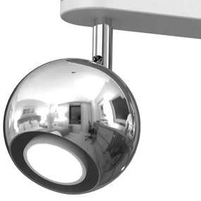 Spotlámpa COMET 3xGU10/8W/230V fehér/fényes króm