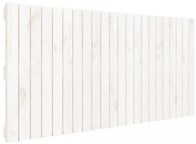 fehér tömör fenyőfa fali fejtámla 140x3x60 cm