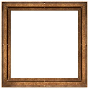 vidaXL ültető rozsdás 100x100x80 cm időjárásálló acélból