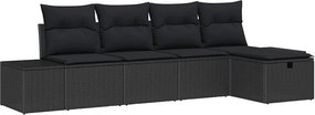 vidaXL Kanapé Szett párnával 6 pcs polirattan