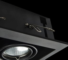 Maytoni METAL MODERN DL008-2-02-B Beépíthető spotlámpa 2xGU10/50W IP20