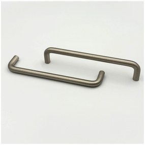 Bútorfogantyú Como 128 mm inox (csiszolt acél), egyenes