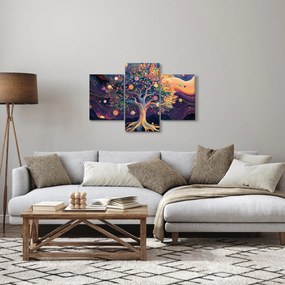 Kép – Lila fa tele energiával (90x60 cm)
