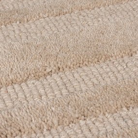 Bézs kézi szövésű gyapjú szőnyeg 160x230 cm Zen Rectangles – Flair Rugs
