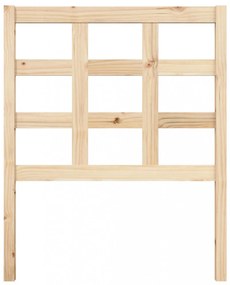 tömör fenyőfa ágyfejtámla 80,5 x 4 x 100 cm