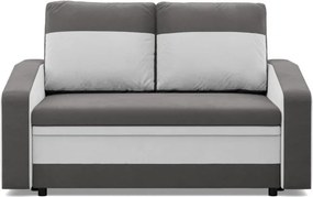 Hewlet kanapé, szövet anyag, szürke - fehér