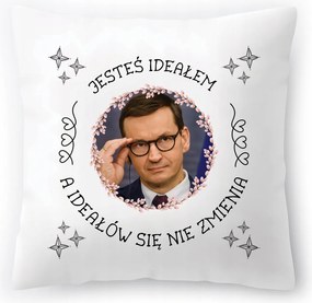 Mateusz Morawiecki Pis Premier párna Ajándék Nyomtatott Fotóval