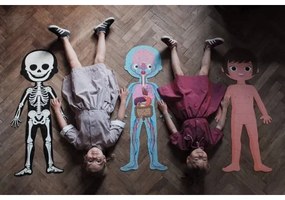 Janod - Gyerek oktató puzzle 225 db Emberi test