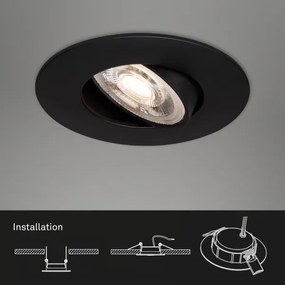 Briloner - KÉSZLET 3x LED Fürdőszobai beépíthető lámpa LED/4,9W/230V IP23