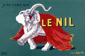 Reprodukció I only smoke the Nile – Cigarette advertising poster, Leonetto Cappiello