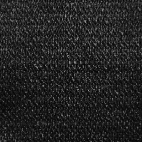 fekete HDPE napvitorla 160 g/m² 3,5 x 4,5 m