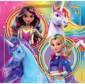 Unikornis Akadémia Riders 3x48 db-os puzzle Clementoni
