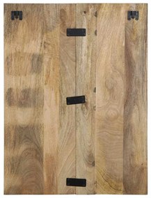 Éjjeli szekrény 60x32x80 cm tömör durva fa mangó