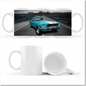 Fotó bögre Kék Ford Mustang