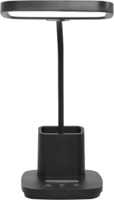 KAJA K-BL1301 CZARNY TOLA Fekete Színű Asztali Lámpa 9W LED 500Lm 3000-5700K IP20
