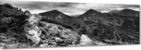 Vászonkép 90x30 Tátra Lengyel hegyek Kilátás