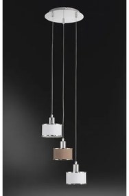 Wofi 619903019000 - Csillár zsinóron CIARA 3xE14/28W/230V