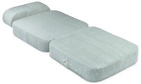 Mentazöld kordbársony gyerek fotel Flip – Wigiwama