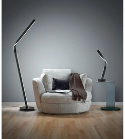 Fekete LED állólámpa fém búrával (magasság 181 cm) Cicenza – CINQUE