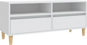 vidaXL fehér szerelt fa TV-szekrény 100x34,5x44,5 cm