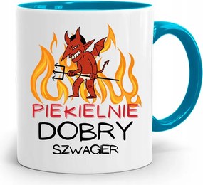 Sógornak Kék Bögre Születésnapi Ajándék fényképes nyomtatással