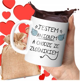 Bögre Lány Angyal Ajándék Valentin Napra Neki Szuper Bögre