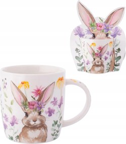 Porcelán bögre 400ml tavaszi húsvéti nyuszi 1