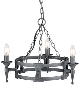 Elstead Lighting SAXON SAX3-BLK-SIL Csillár 3x60W/E14