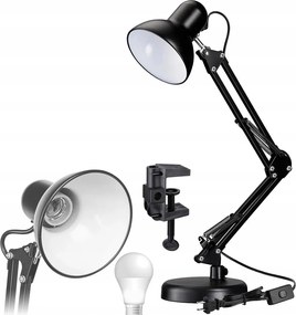 Asztali lámpa Éjjeli olvasólámpa E27 Állítható