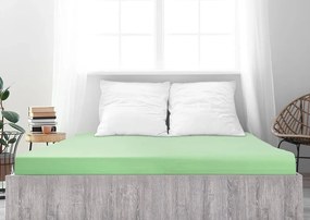 Mako-jersey pamut lepedő LUXORA 90x200 cm világoszöld