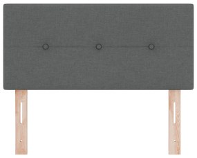 LED Fejtámla Gombos Túlfedett Sötétszürke 80 cm Szövet
