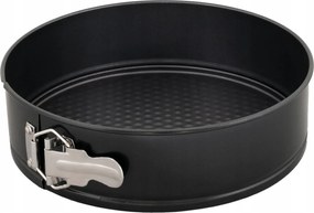 Sütőforma Fém kerek, fekete, XL
